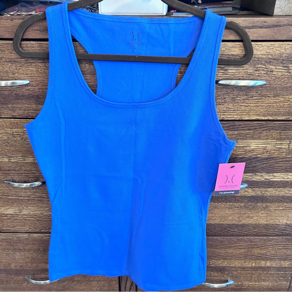Yummie Tummie ribbed racer back tank XL